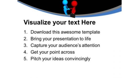 Shake Hands With Important Clients In Business PowerPoint Templates Ppt Backgrounds For Slides 0613