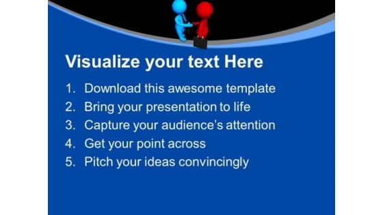 Shake Hands With Important Clients In Business PowerPoint Templates Ppt Backgrounds For Slides 0613