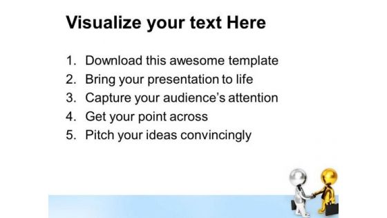 Shake Hands With Right Customer PowerPoint Templates Ppt Backgrounds For Slides 0613