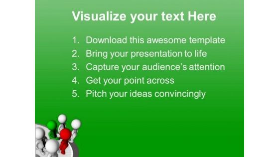 Shake Hands With Team Leader PowerPoint Templates Ppt Backgrounds For Slides 0713