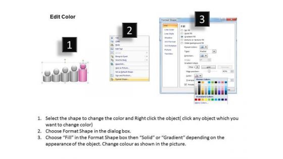 Shape Spheres On Top For Five Stage Ppt Microsoft Business Plan Software PowerPoint Templates