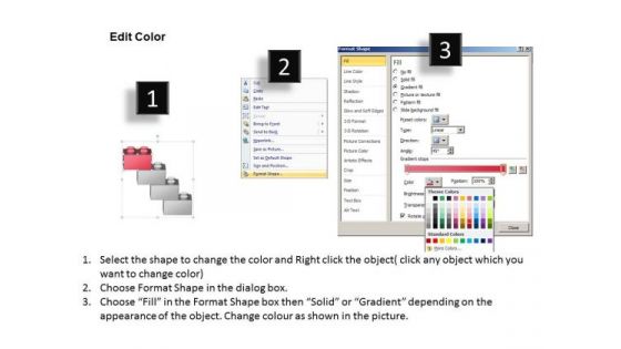 Shape To Show Process Flow 4 Stages Ppt Sample Business Plan Template PowerPoint Templates
