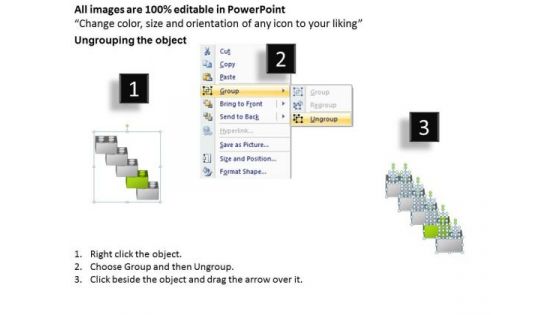 Shape To Show Process Flow 5 Stages Ppt Business Plan Template PowerPoint Templates