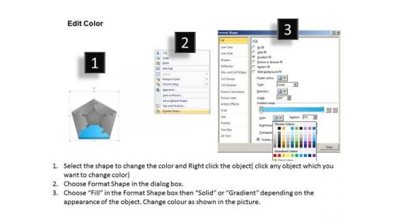 Shape To Show Process Flow Ppt Non Profit Business Plan Template Free PowerPoint Slides