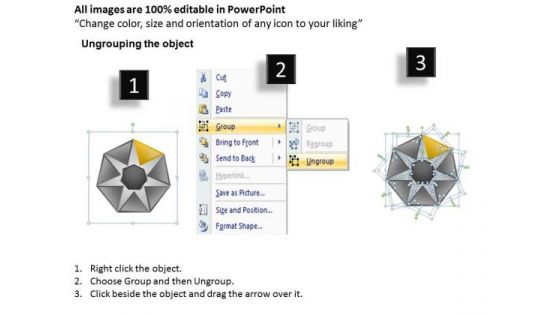 Shape With 7 Stages For Variable Representation Ppt Standard Business Plan PowerPoint Slides