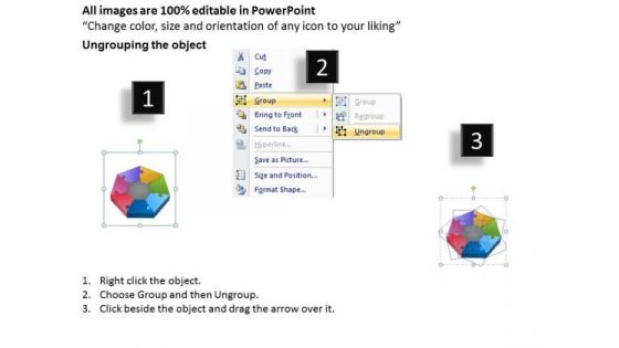 Shaped Diagram For Business Process Ppt Plan Outline PowerPoint Templates