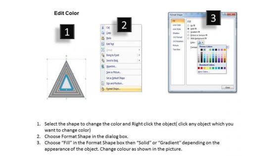 Shaped Stacked Success Planning Chart Ppt Business Samples PowerPoint Templates