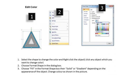 Shaped Stacked Success Planning Chart Ppt How To Present Business PowerPoint Slides