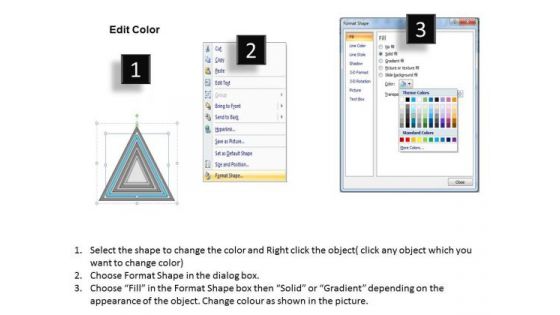 Shaped Stacked Success Planning Chart Ppt Sales Business Outline PowerPoint Templates