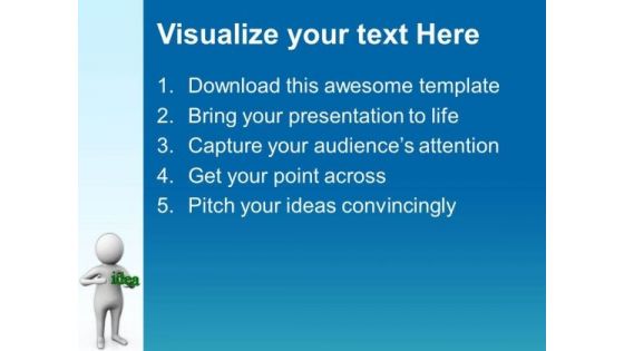 Share The Idea Of Go Green PowerPoint Templates Ppt Backgrounds For Slides 0613
