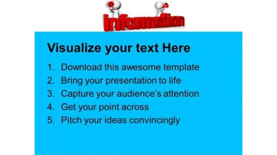 Share The Information PowerPoint Templates Ppt Backgrounds For Slides 0813