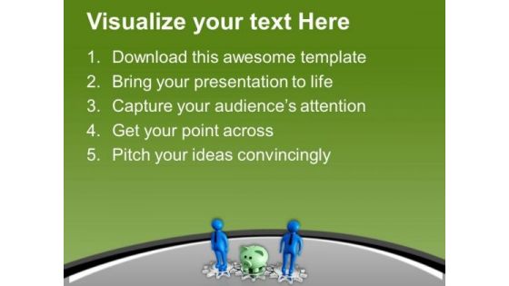 Share The Savings For Business Growth PowerPoint Templates Ppt Backgrounds For Slides 0613