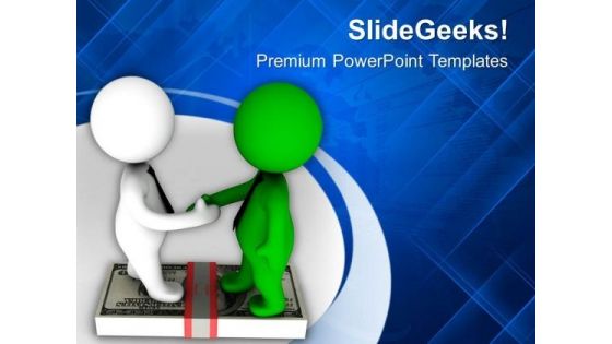 Share The Wealth With Business Partner PowerPoint Templates Ppt Backgrounds For Slides 0613