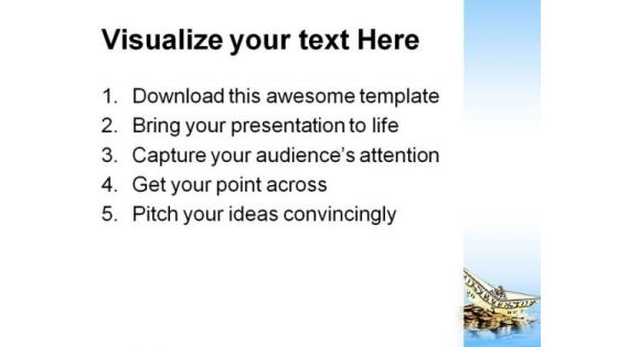 Ship Money PowerPoint Themes And PowerPoint Slides 0211