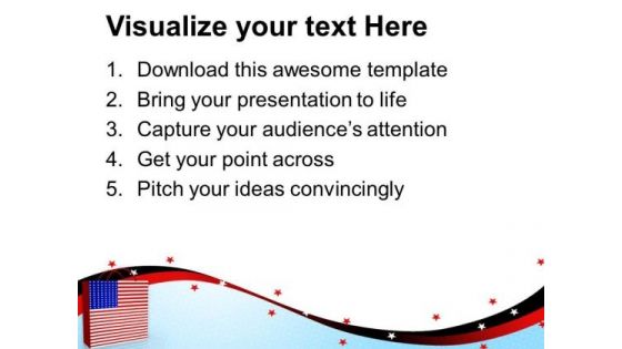Shopping Bag Americana PowerPoint Templates Ppt Backgrounds For Slides 1212