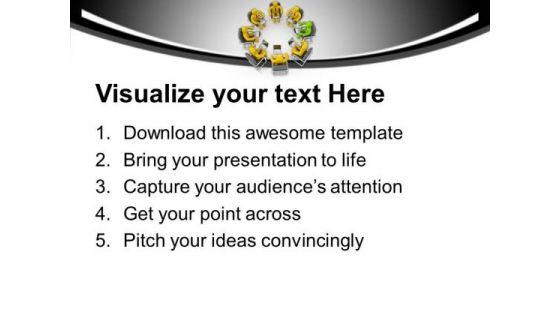 Show And Share Ideas In Business Meetings PowerPoint Templates Ppt Backgrounds For Slides 0613