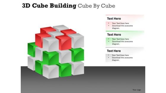 Show Brick By Brick Concept PowerPoint Slides And Ppt Diagram Templates