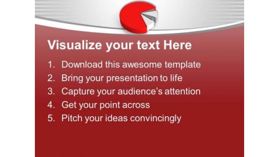 Show Business Strategy By Pie Chart PowerPoint Templates Ppt Backgrounds For Slides 0513