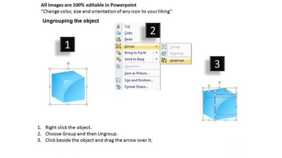 Show Factors Components 3d Cube 3x3x3 PowerPoint Slides And Ppt Diagram Templates