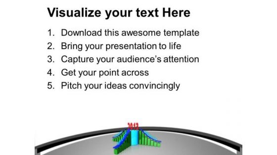 Show Financial Market Growth In 2013 PowerPoint Templates Ppt Backgrounds For Slides 0513
