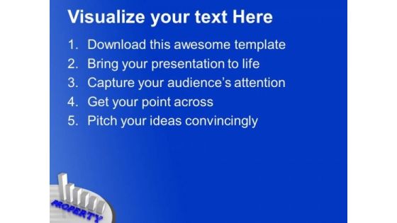 Show Property Hike Bar Graph PowerPoint Templates Ppt Backgrounds For Slides 0413