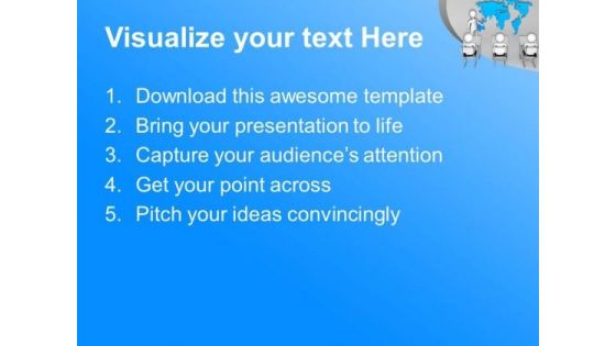 Show The Global Review Of Business PowerPoint Templates Ppt Backgrounds For Slides 0713