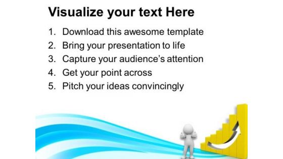 Show The Growth Arrow PowerPoint Templates Ppt Backgrounds For Slides 0813