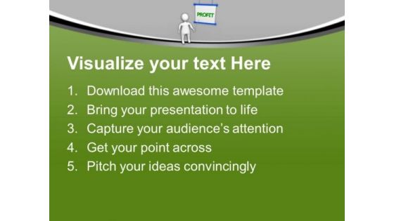 Show The Profit Of Company PowerPoint Templates Ppt Backgrounds For Slides 0613