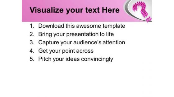 Show The Solution For Question PowerPoint Templates Ppt Backgrounds For Slides 0413