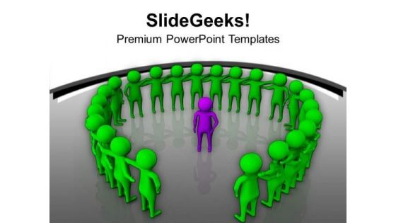 Show Unity For Great Team Formation PowerPoint Templates Ppt Backgrounds For Slides 0713