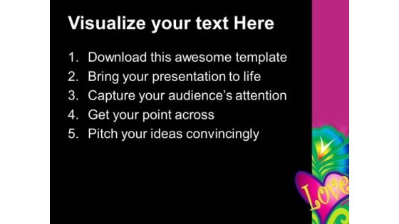 Show Your Love To Loved Ones PowerPoint Templates Ppt Backgrounds For Slides 0613