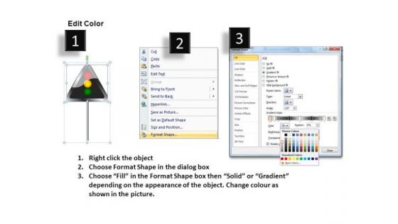 Signmark Symbol Traffic Signs PowerPoint Slides And Ppt Diagram Templates