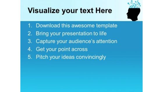 Silhouettes With Thought Gears Business PowerPoint Templates And PowerPoint Themes 0312