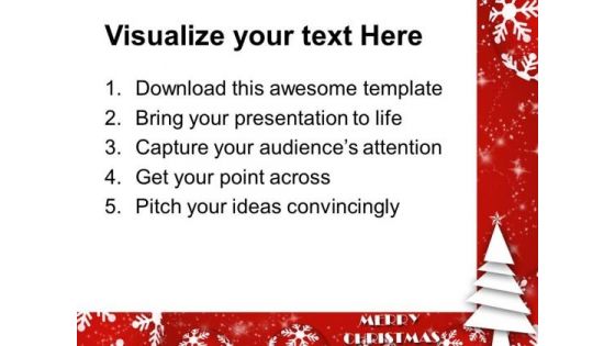 Simple Vector Christmas Celebration PowerPoint Templates Ppt Backgrounds For Slides 1212