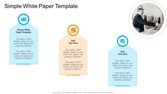 Simple White Paper Template In Powerpoint And Google Slides Cpb