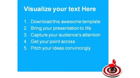 Sitting Target Business PowerPoint Themes And PowerPoint Slides 0811