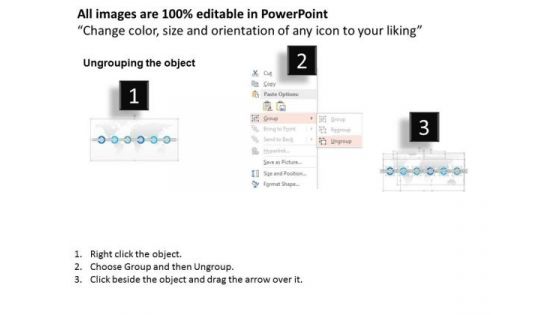 Six Staged Timeline Diagram For Marketing Success Path Presentation Template
