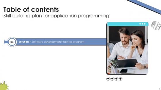 Skill Building Plan For Application Programming Ppt Sample DTE CD V