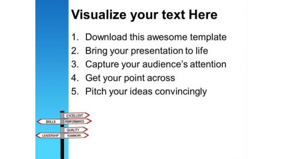 Skills Quality Business PowerPoint Templates And PowerPoint Themes 1012