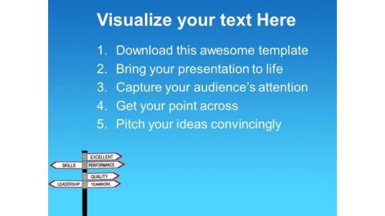 Skills Quality Business PowerPoint Templates And PowerPoint Themes 1012
