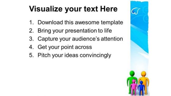 Small Family Children PowerPoint Templates And PowerPoint Themes 0812