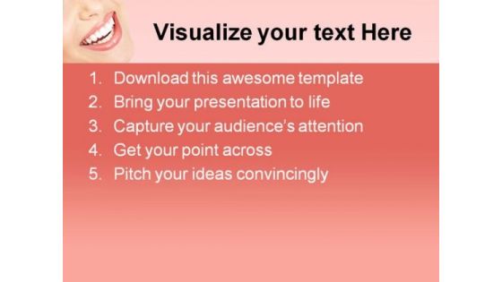 Smile Dental PowerPoint Themes And PowerPoint Slides 0711