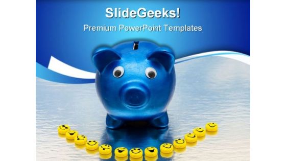 Smile Your Saving Future PowerPoint Themes And PowerPoint Slides 0411