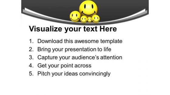 Smiley Balls Symbol PowerPoint Templates And PowerPoint Themes 1112