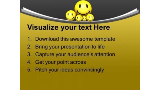 Smiley Balls Symbol PowerPoint Templates And PowerPoint Themes 1112