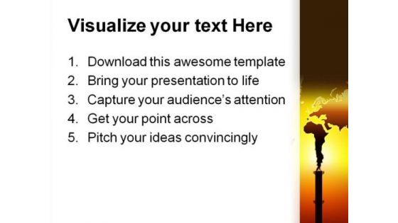 Smoke World Pollution Industrial PowerPoint Themes And PowerPoint Slides 0311