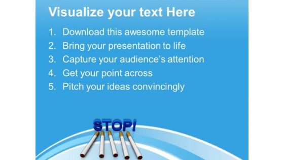 Smoking Is Injurious To Health PowerPoint Templates Ppt Backgrounds For Slides 0713