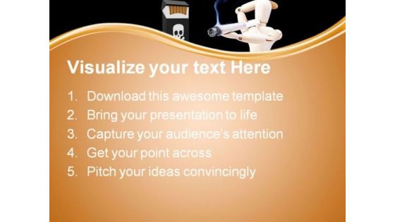 Smoking Marijuana Health PowerPoint Themes And PowerPoint Slides 0811