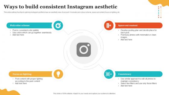 Social Media Marketing To Enhance Ways To Build Consistent Instagram Aesthetic MKT SS V