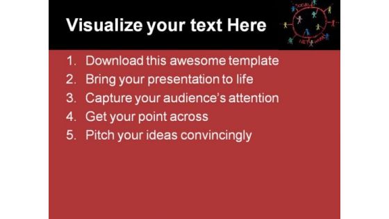 Social Networking Communication PowerPoint Templates And PowerPoint Backgrounds 0811